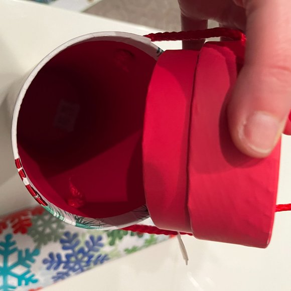 Christmas Wine Carriers / Holiday Decorative Containers Set of 2  (New) - Picture 9 of 16